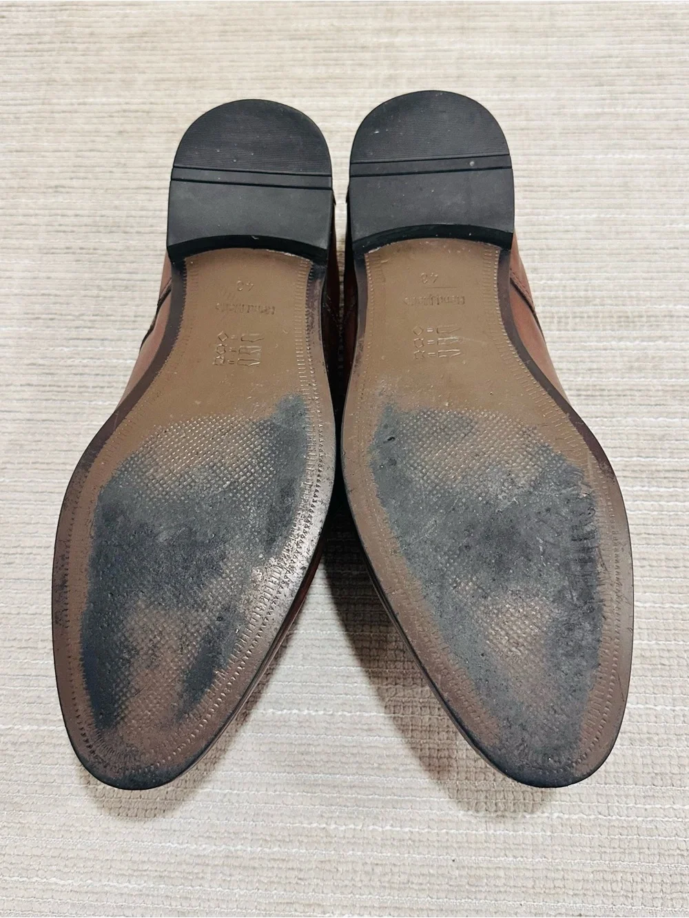 JAY+DEE Men's Brown Leather Double Monk Strap Shoes Hand Made Size EU 43 / US 10